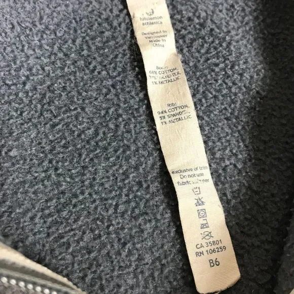 Lululemon scuba gray sparkle hoodie jacket - Picture 4 of 9